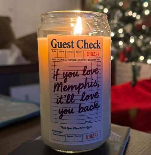 if you love Memphis - 16oz Candle in Reusable, Waterproof Glass