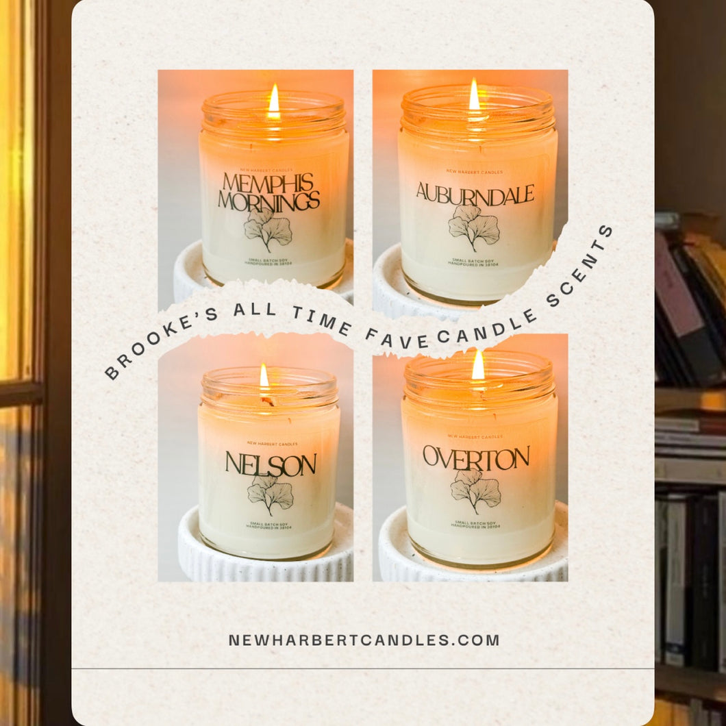 Brooke’s Faves - 4 Candles