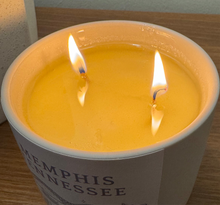 Load image into Gallery viewer, Memphis TN Ceramic Candle -- 14oz, Double Wick