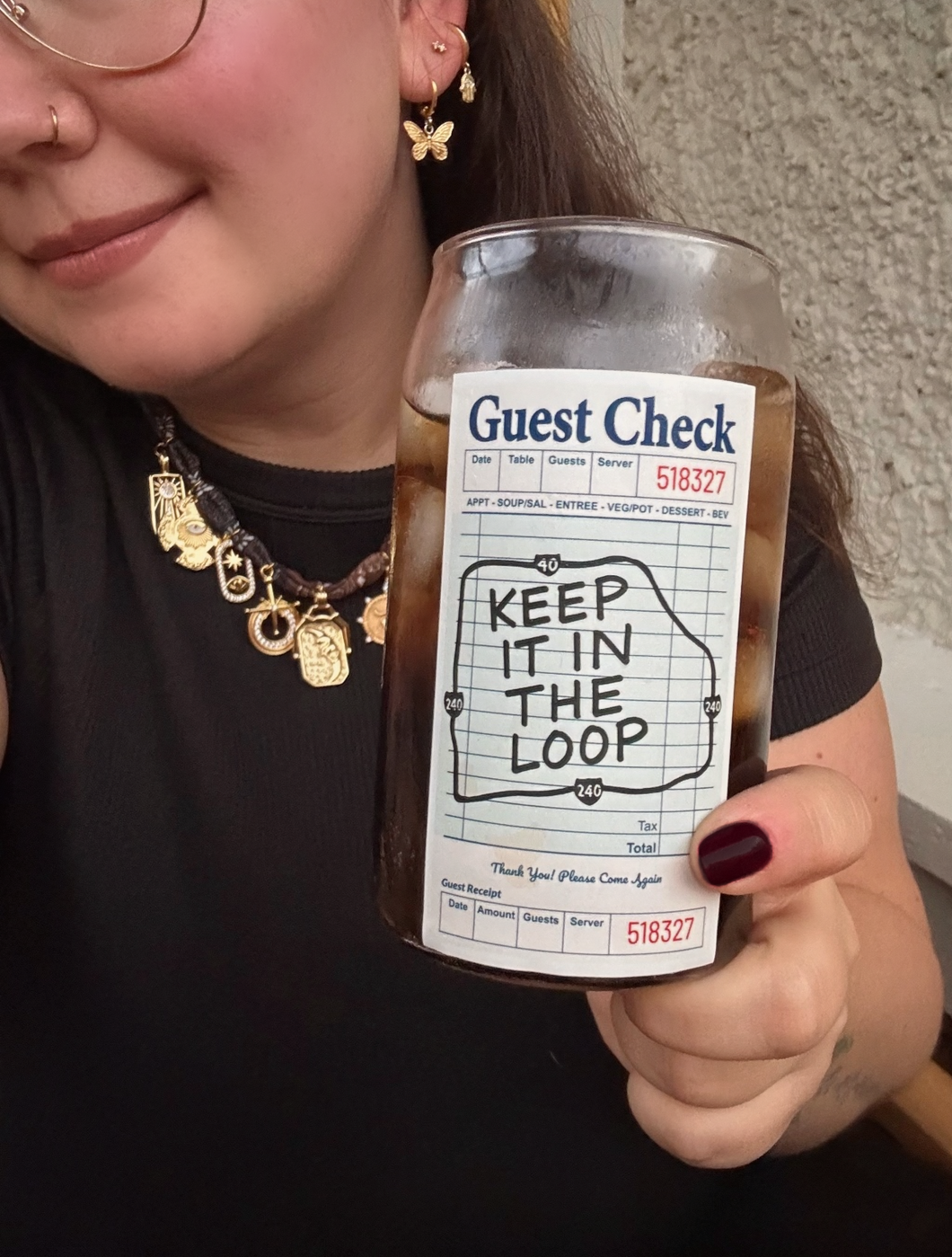 keep it in the loop - JAR ONLY, no candle